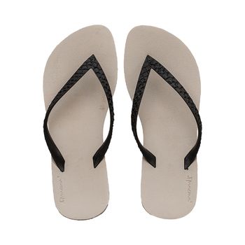 Chinelo-de-Dedo-Bege-e-Preto-Tira-Texturizada-|-Ipanema-Tamanho--37---Cor--BEGE-0